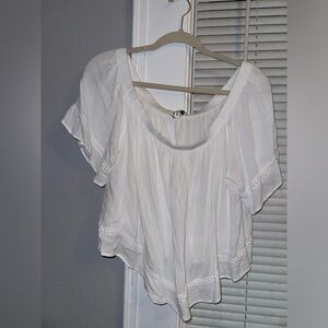 Express white off the shoulder blouse - XL